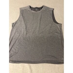 DSG Sleeveless Training Shirt Mens 2XL Grey Excellent Heathered Performance Tank